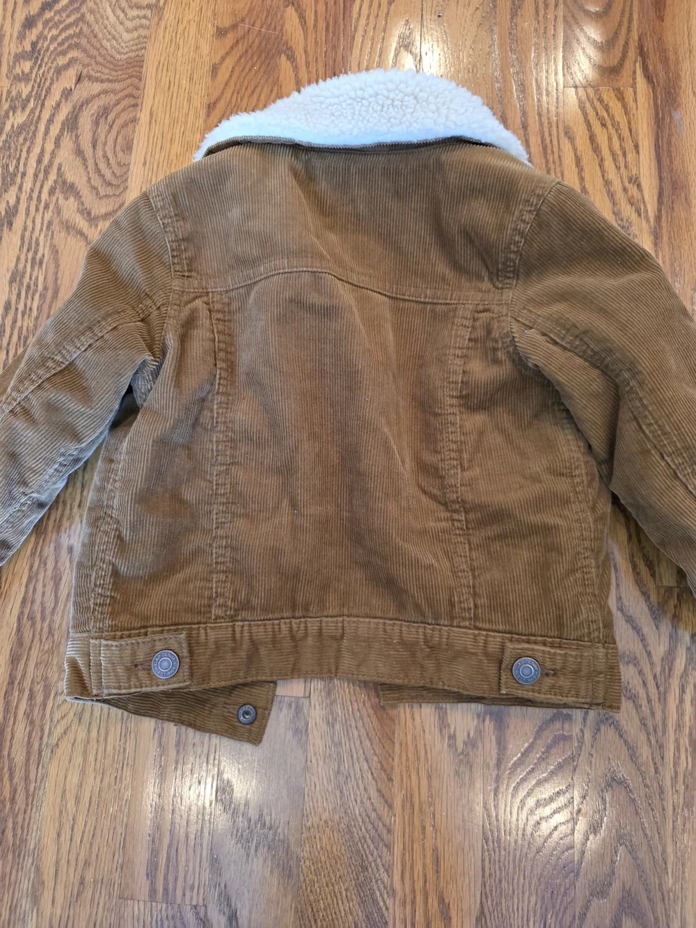 GAP Kids Brown Corduroy Sherpa-Lined Jacket